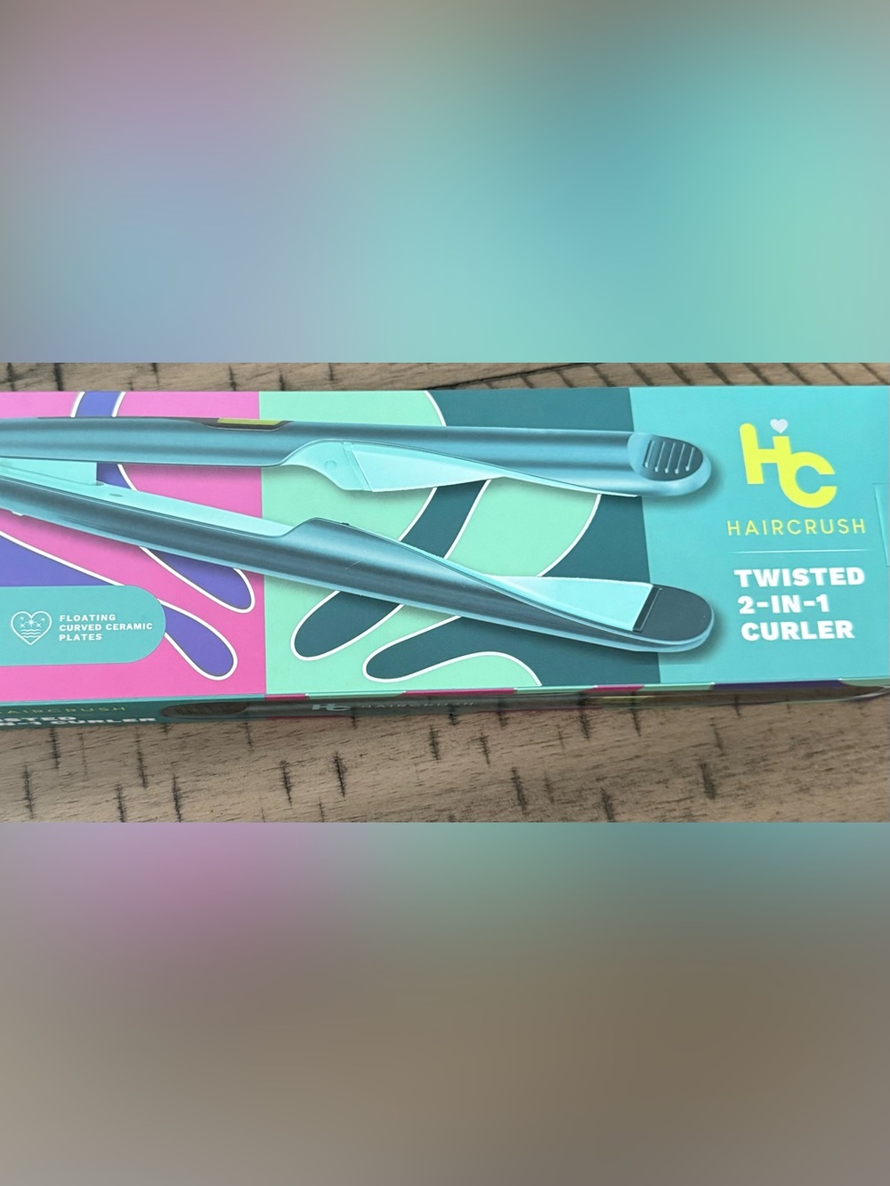 2-in-1 Twist Digital Hair Curler & Straightener  Styling Tool - Retail $130 trq
